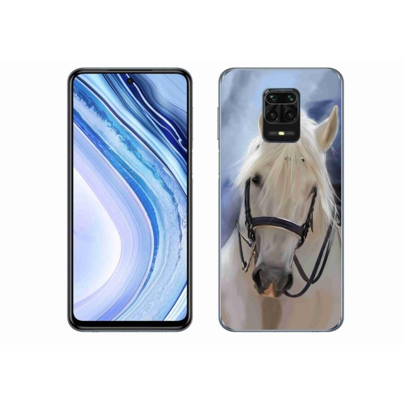 Gél borítás mmCase a Xiaomi Redmi Note 9S-hez - fehér ló