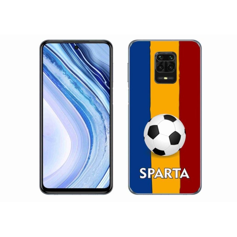 Gél borítás mmCase a Xiaomi Redmi Note 9S-hez - futball 1
