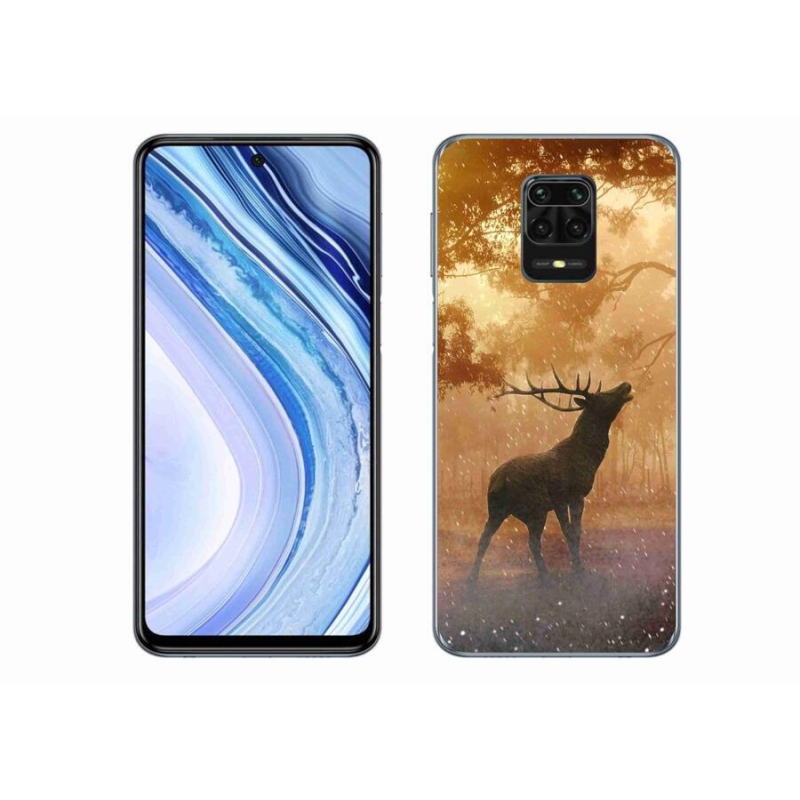 Gél borítás mmCase a Xiaomi Redmi Note 9S-hez - szarvas a vadászaton