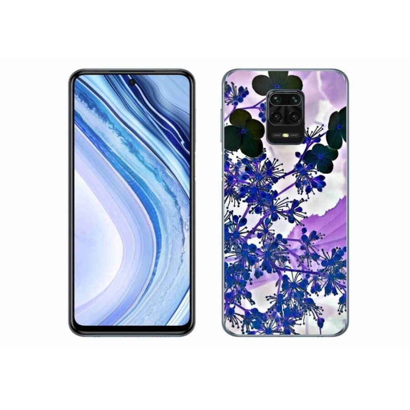 Gél borítás mmCase a Xiaomi Redmi Note 9S-hez - hortenzia virág