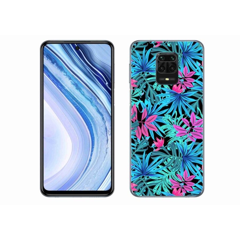 Gél borító mmCase a Xiaomi Redmi Note 9S-hez - virágok 3