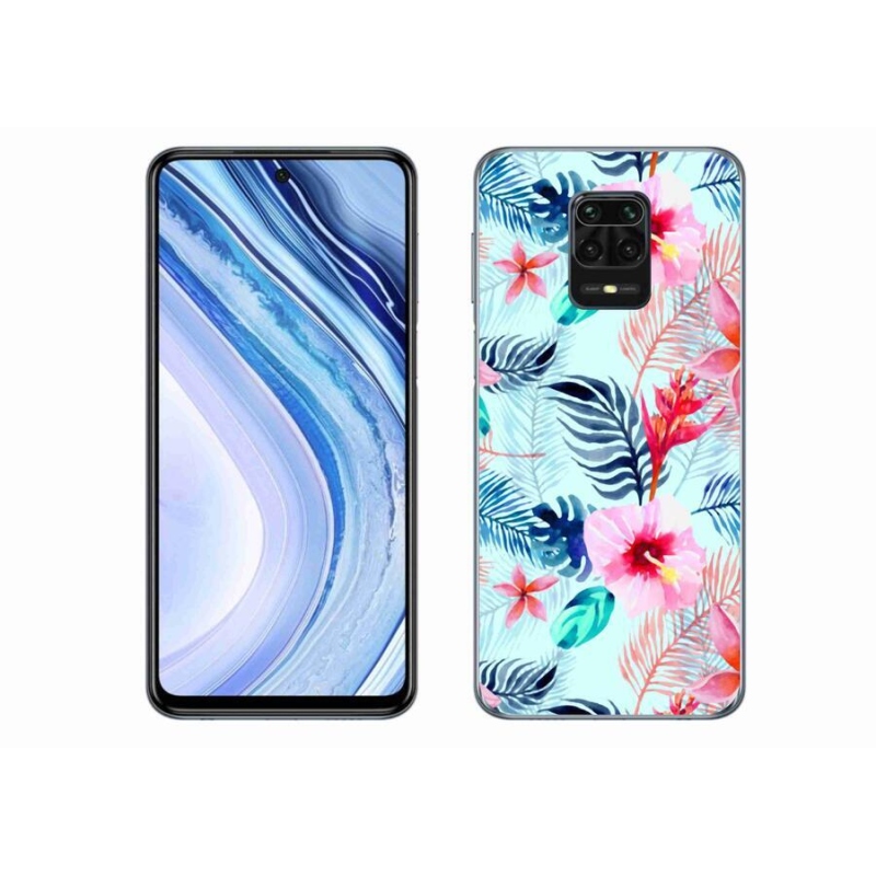 Gél borítás mmCase a Xiaomi Redmi Note 9S-hez - virágok