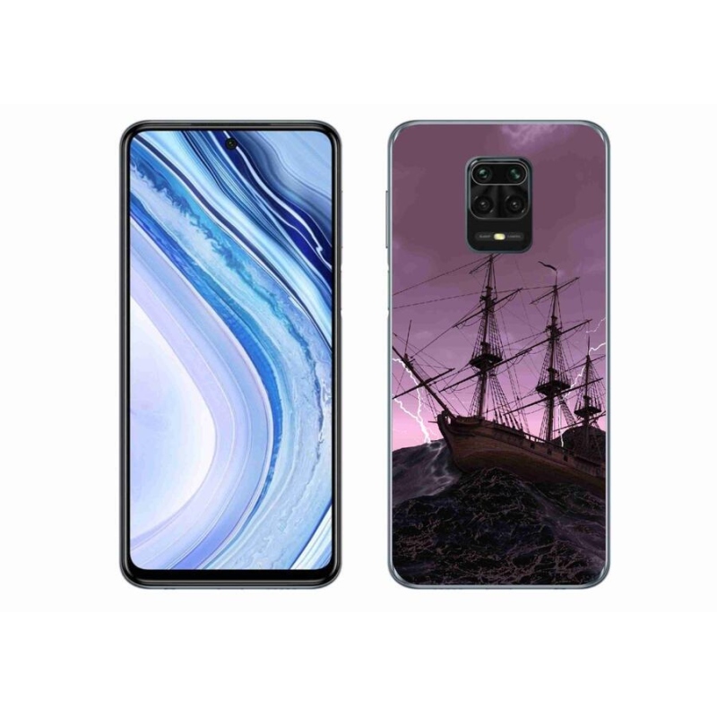 Gél borítás mmCase a Xiaomi Redmi Note 9S-hez - hajó a viharban