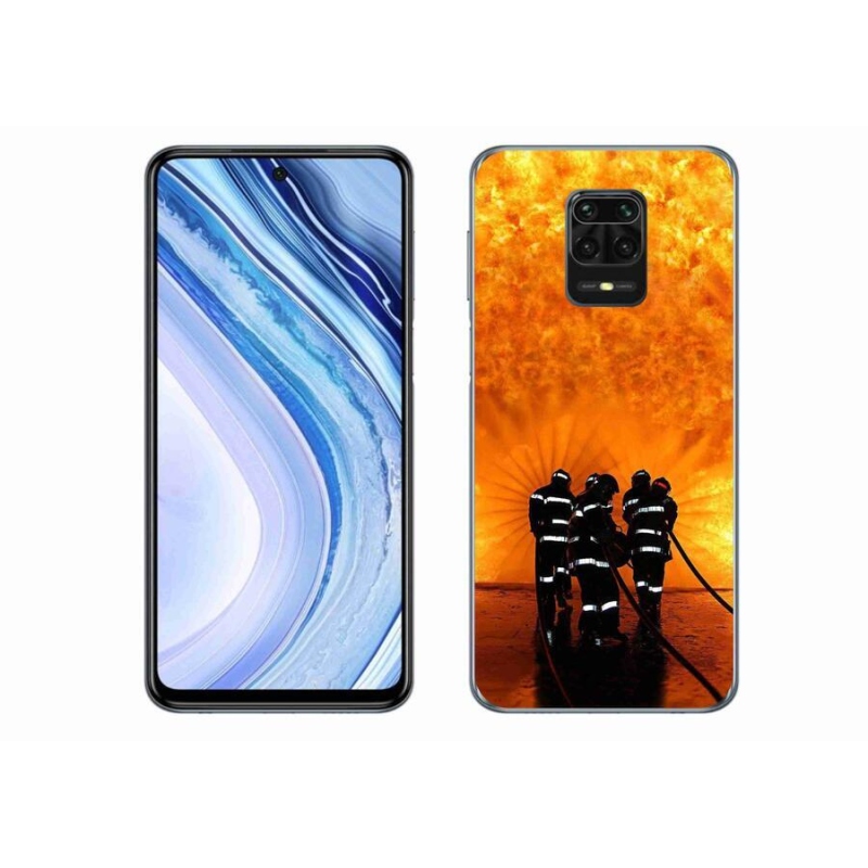 Gél borítás mmCase a Xiaomi Redmi Note 9S-hez - tűz