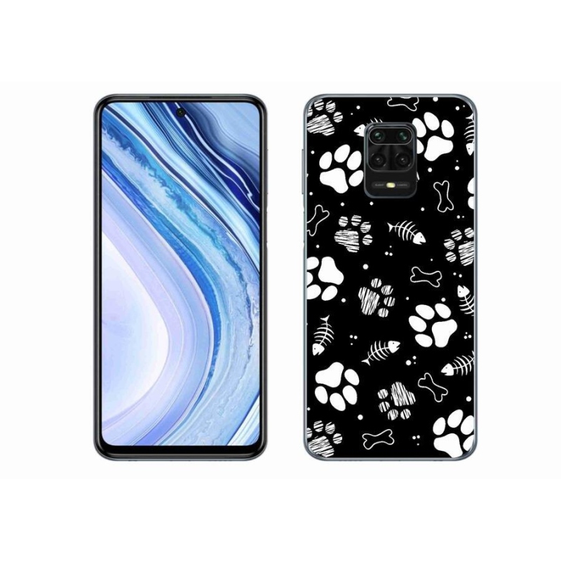 Gél borítás mmCase a Xiaomi Redmi Note 9S-hez - kutyamancsok