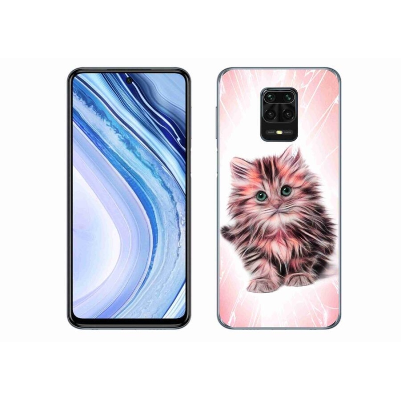 Gél borítás mmCase a Xiaomi Redmi Note 9S-hez - aranyos cica
