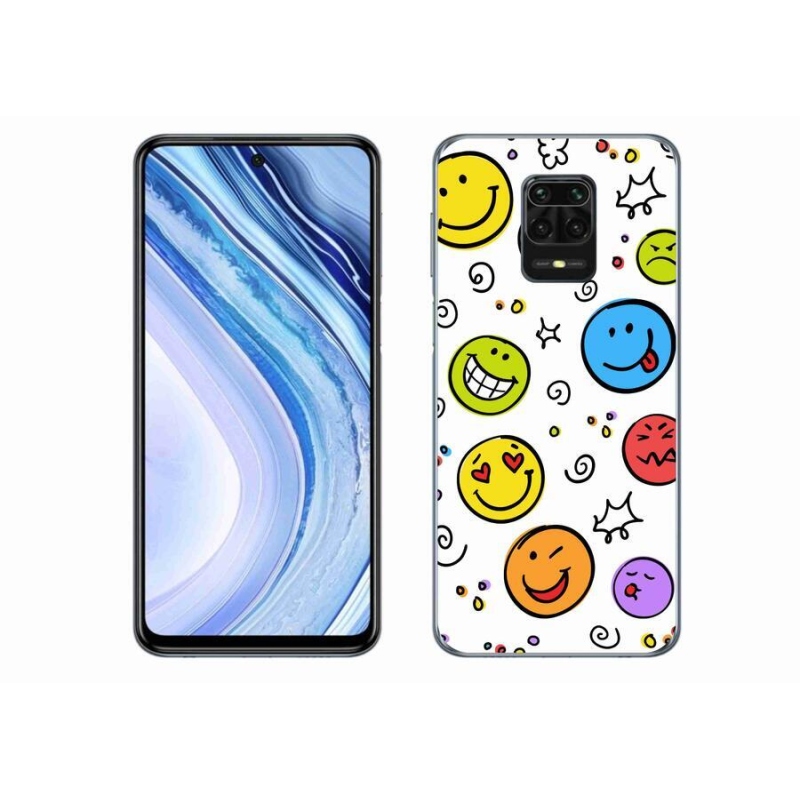Gél borító mmCase a Xiaomi Redmi Note 9S-hez - smiley-k