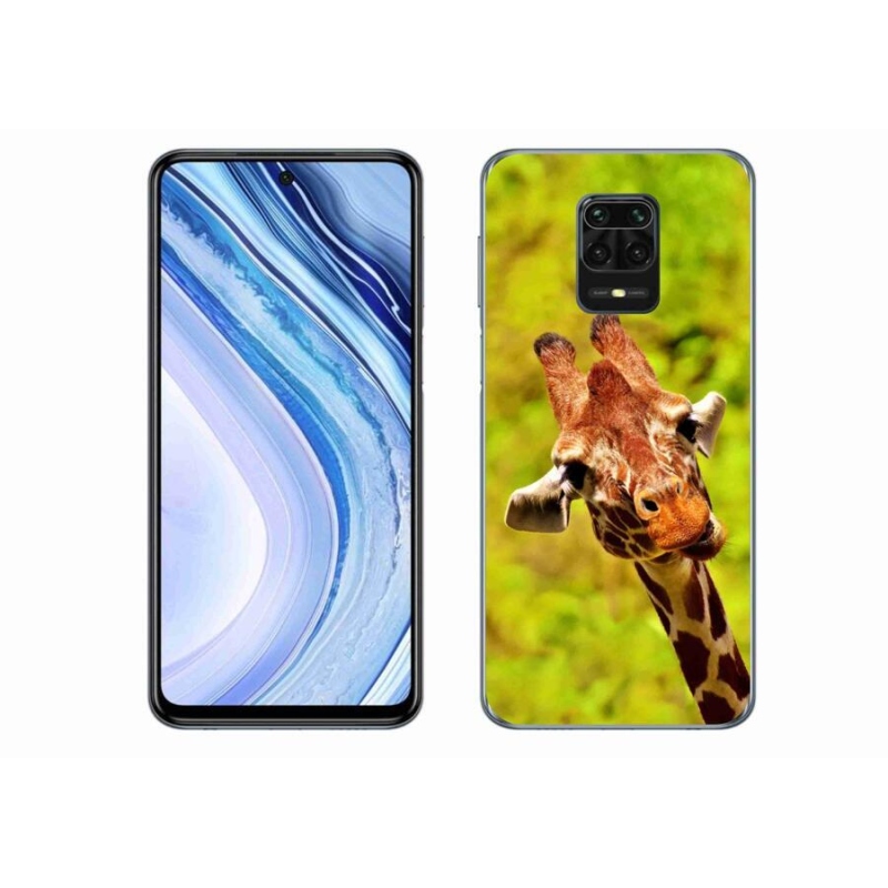 Gél borítás mmCase a Xiaomi Redmi Note 9S-hez - zsiráf