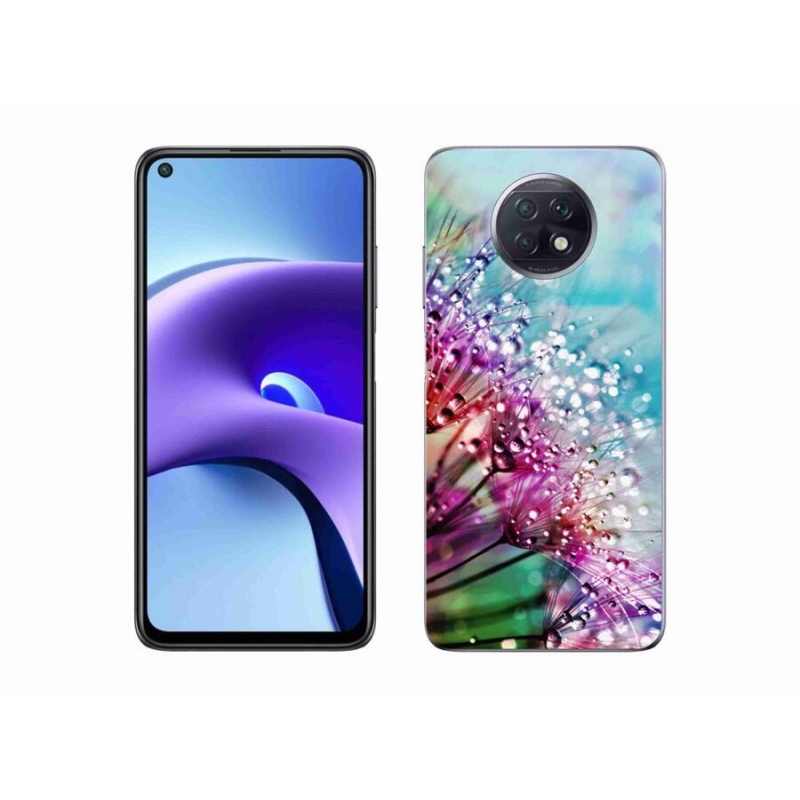 Gél borító mmCase a Xiaomi Redmi Note 9T 5G számára - színes virágok