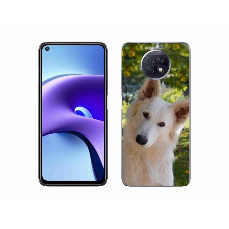 Gél borítás mmCase a Xiaomi Redmi Note 9T 5G-hez - fehér Svájci pásztor 1