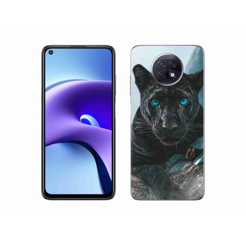 Gél borítás mmCase a Xiaomi Redmi Note 9T 5G-hez - fekete párduc