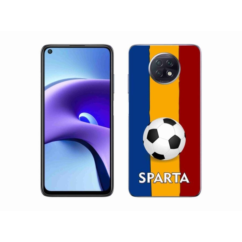 Gél borítás mmCase a Xiaomi Redmi Note 9T 5G - futball 1