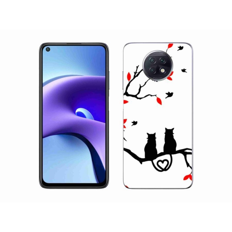 Gél borító mmCase a Xiaomi Redmi Note 9T 5G-hez - macska szeretet