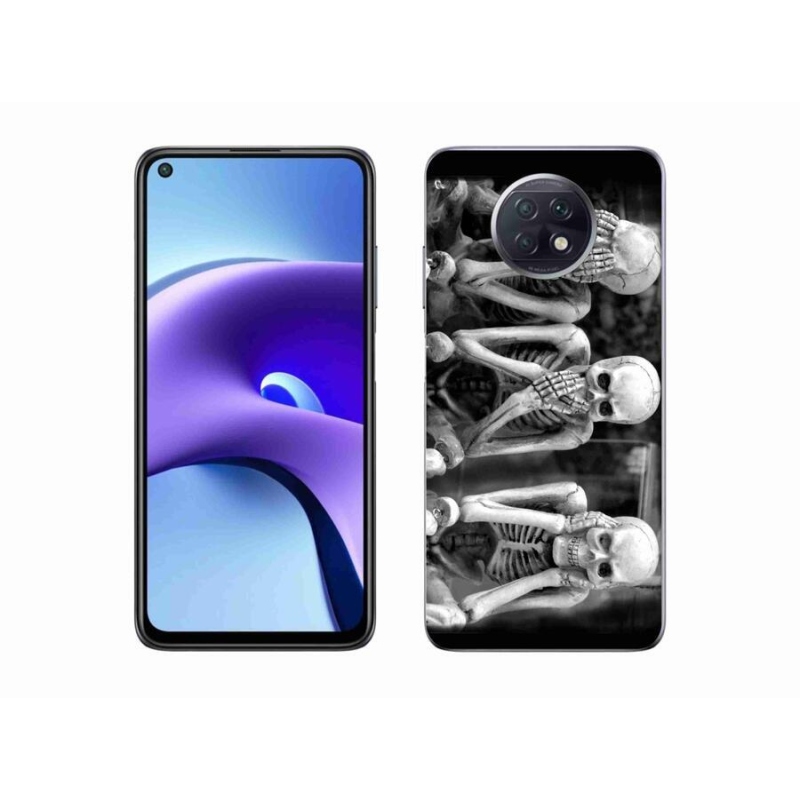 Gél borító mmCase a Xiaomi Redmi Note 9T 5G - csontvázakhoz