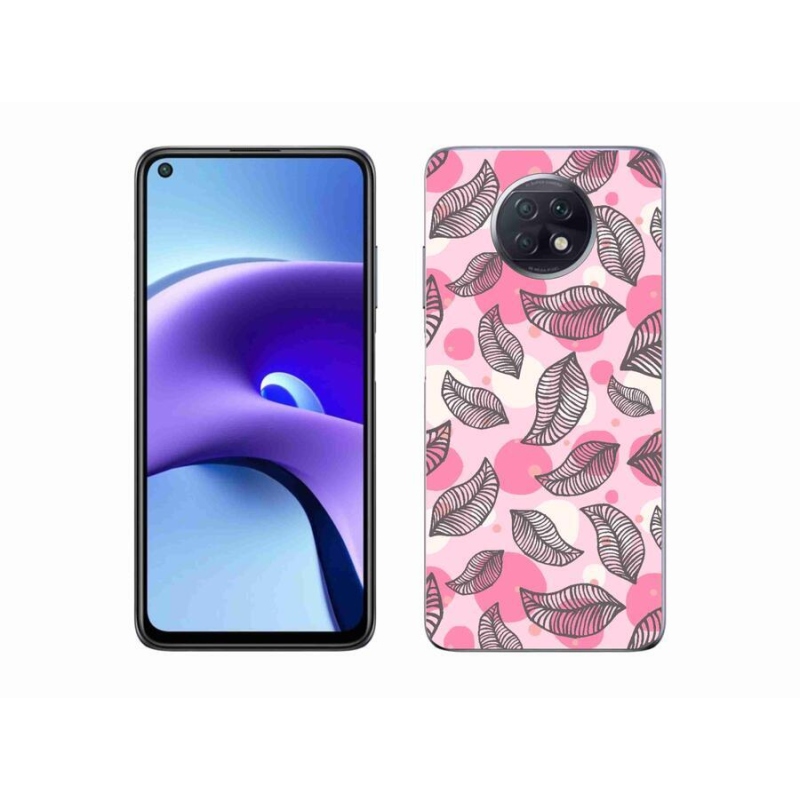 Gél borító mmCase a Xiaomi Redmi Note 9T 5G-hez - rajzfilmes hulló levelek