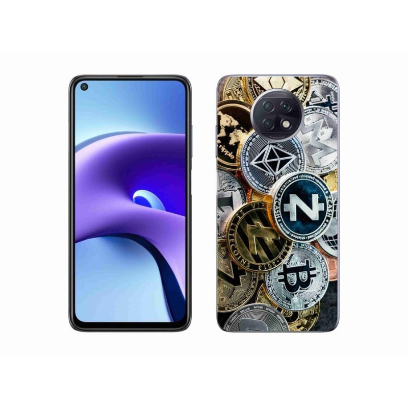 Gél borító mmCase a Xiaomi Redmi Note 9T 5G számára - kriptovaluták