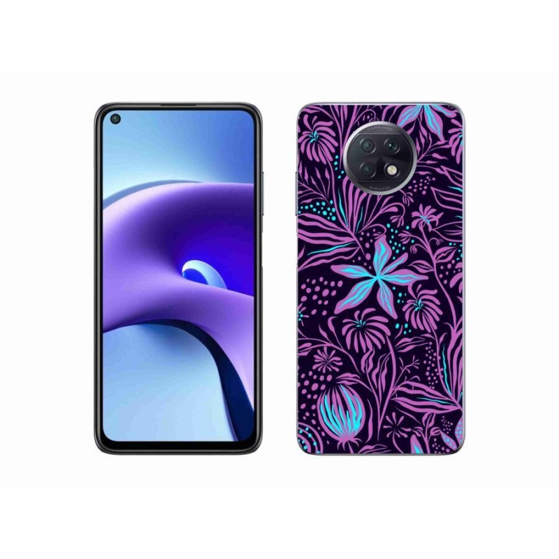 Gél borító mmCase a Xiaomi Redmi Note 9T 5G - virágok 2