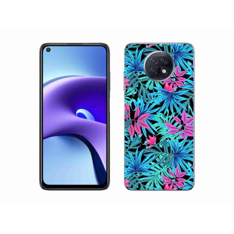 Gél borító mmCase a Xiaomi Redmi Note 9T 5G számára - virágok 3