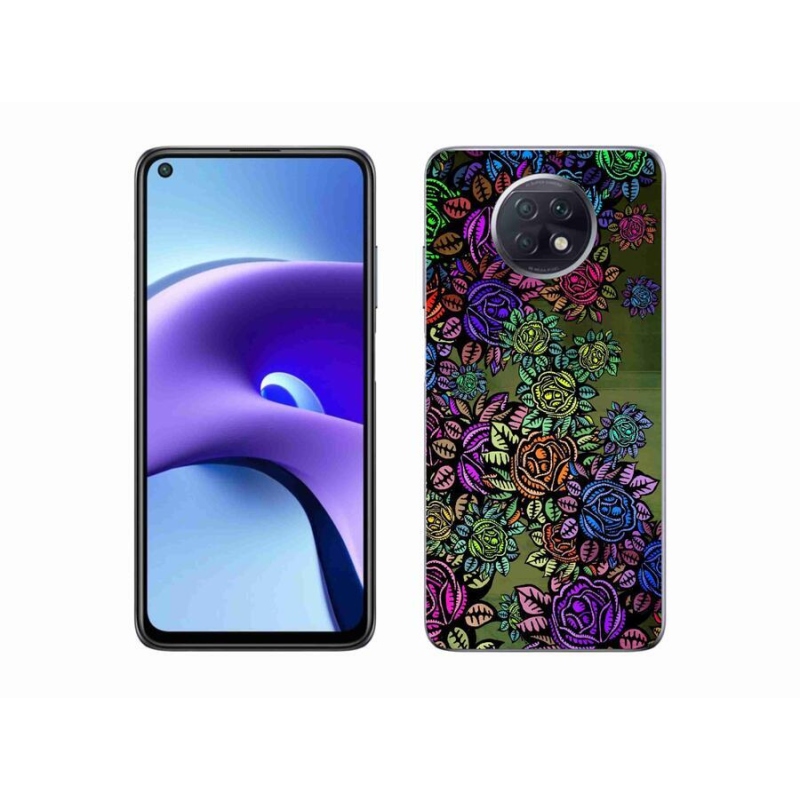 Gél borító mmCase a Xiaomi Redmi Note 9T 5G - virágok 6