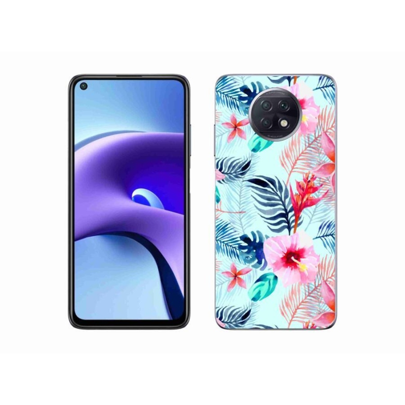 Gél borítás mmCase a Xiaomi Redmi Note 9T 5G számára - virágok
