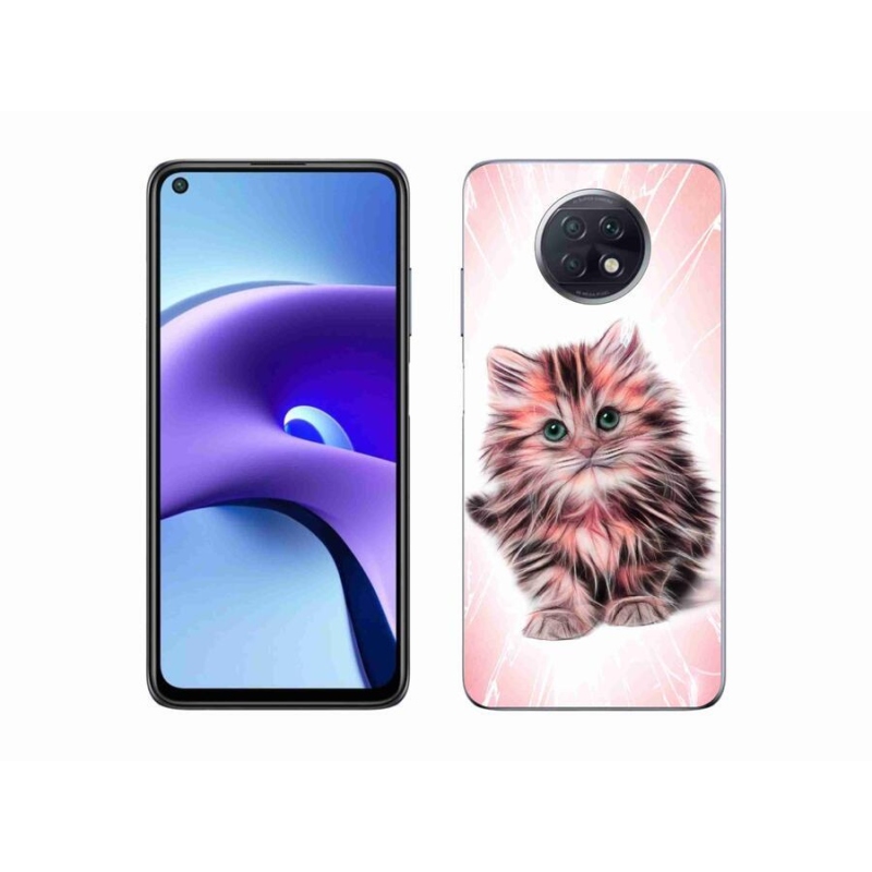 Gél borítás mmCase a Xiaomi Redmi Note 9T 5G számára - aranyos cica