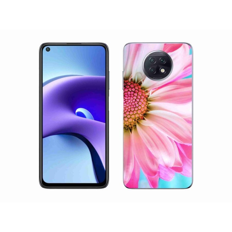 Gél borítás mmCase a Xiaomi Redmi Note 9T 5G-hez - rózsaszín virág
