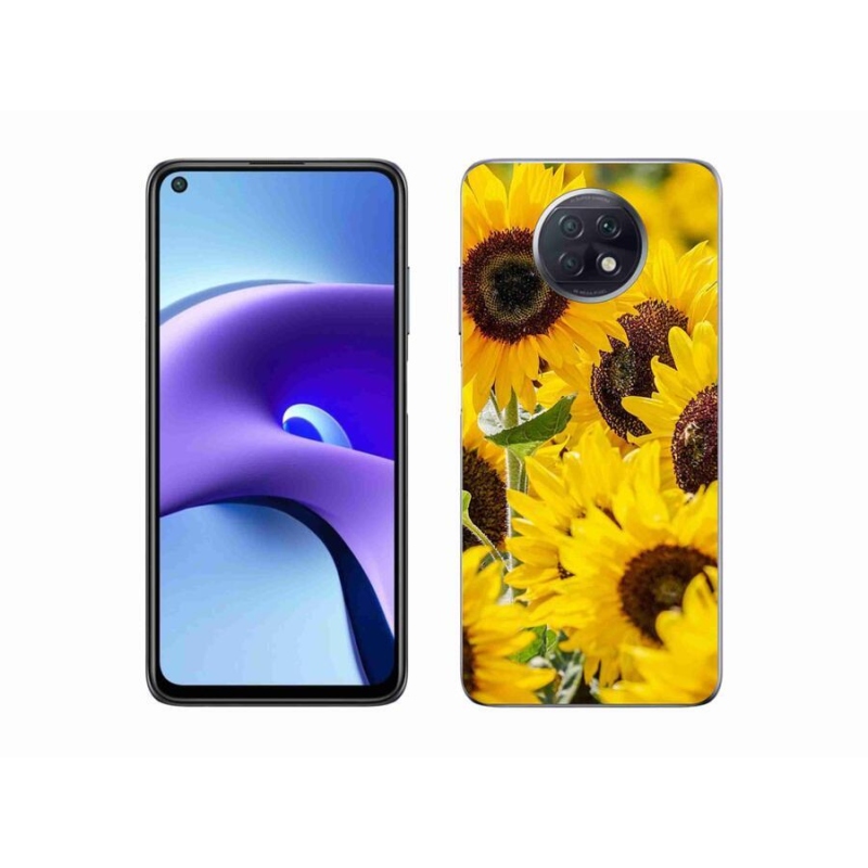 Gél borítás mmCase a Xiaomi Redmi Note 9T 5G-hez - Napraforgó