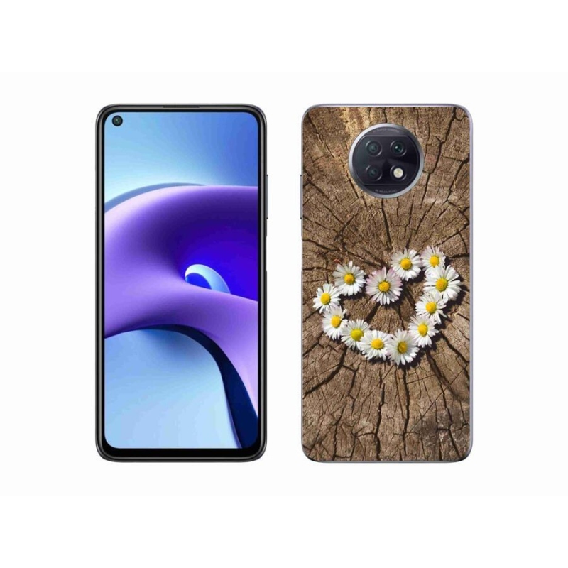 Gél borítás mmCase a Xiaomi Redmi Note 9T 5G számára - százszorszépek szíve