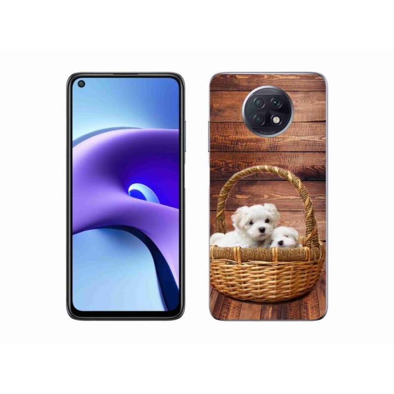 Gél borítás mmCase a Xiaomi Redmi Note 9T 5G számára - kölyökkutyák