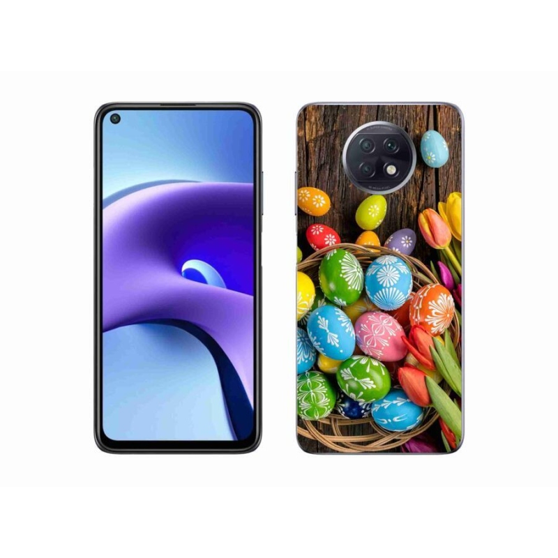 Gél borítás mmCase a Xiaomi Redmi Note 9T 5G számára - Húsvéti tojások