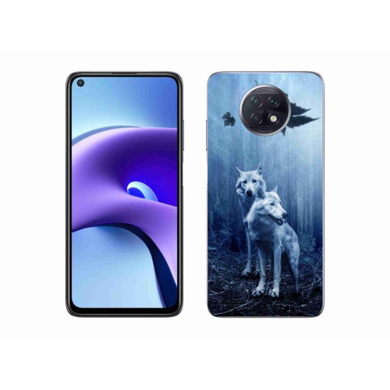 Gél borítás mmCase a Xiaomi Redmi Note 9T 5G számára - farkasok az erdőben