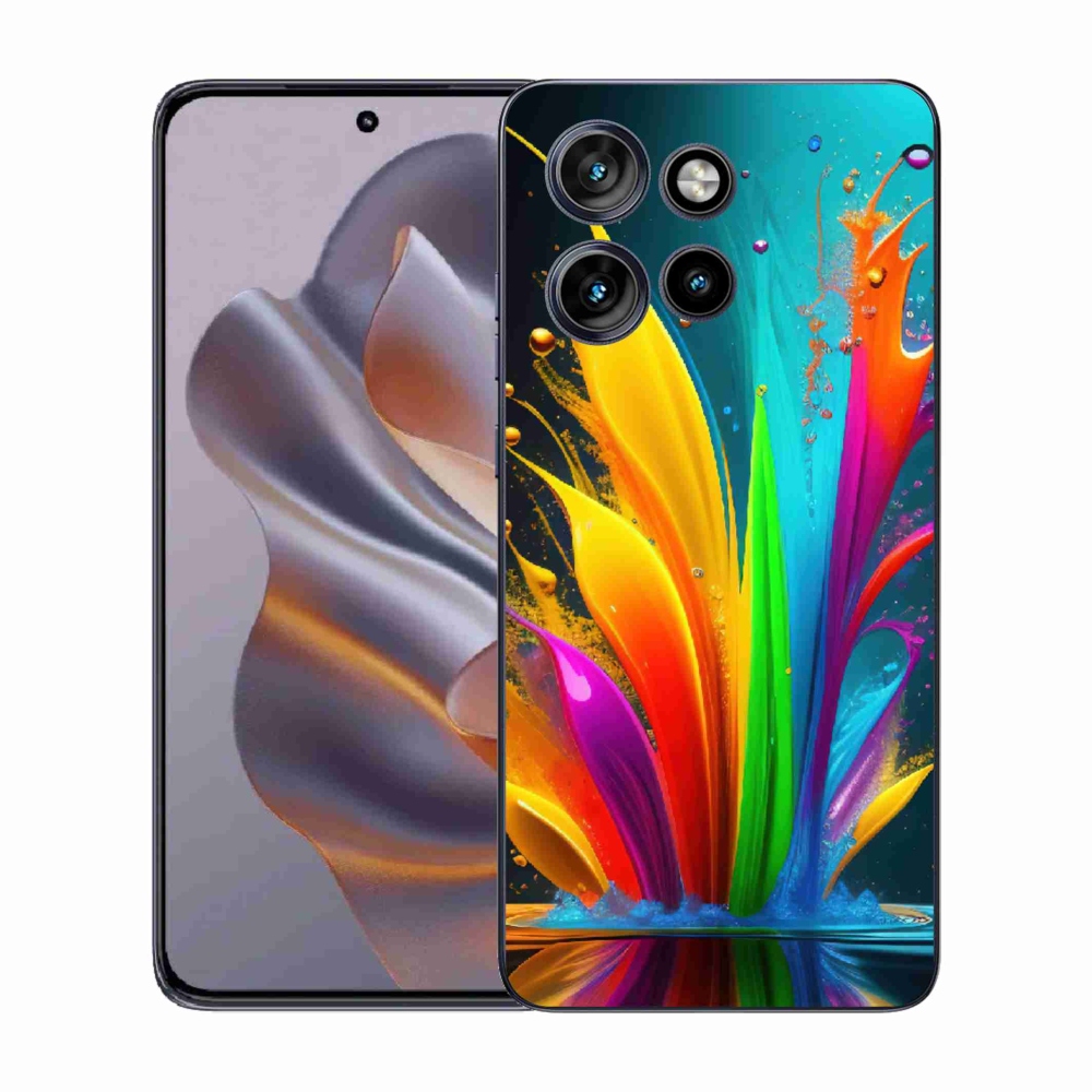 Zselés borítás mmCase a Motorola Edge 50 Neo készülékhez - absztrakt motívum 1