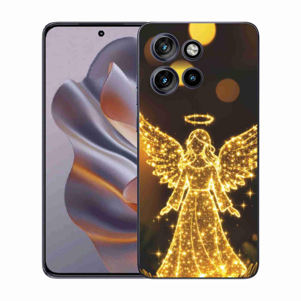 Zselés borítás mmCase a Motorola Edge 50 Neo készülékhez - angyal