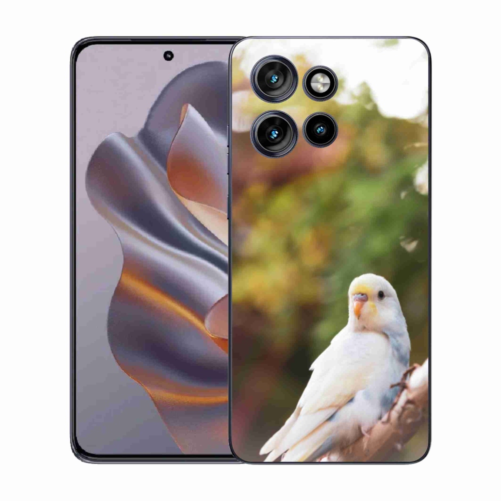 Zselés borítás mmCase a Motorola Edge 50 Neo készülékhez - andulka fehér