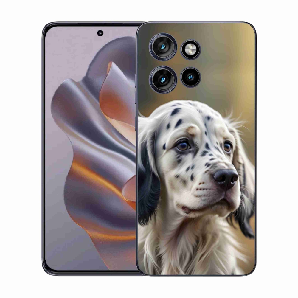 Zselés borítás mmCase a Motorola Edge 50 Neo készülékhez - English Setter