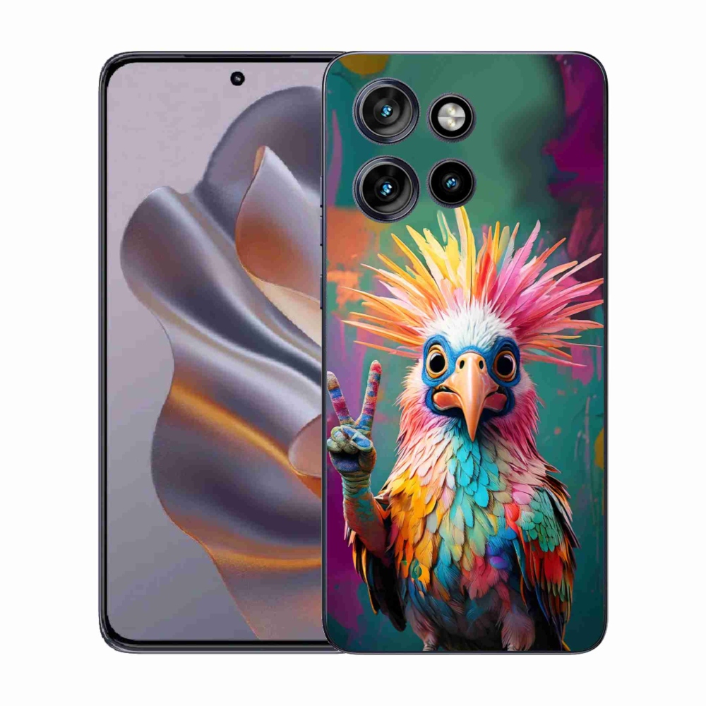 Zselés borítás mmCase a Motorola Edge 50 Neo készülékhez - lilás színű