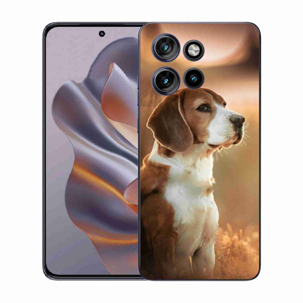 Zselés tok mmCase a Motorola Edge 50 Neo készülékhez - bézs színű