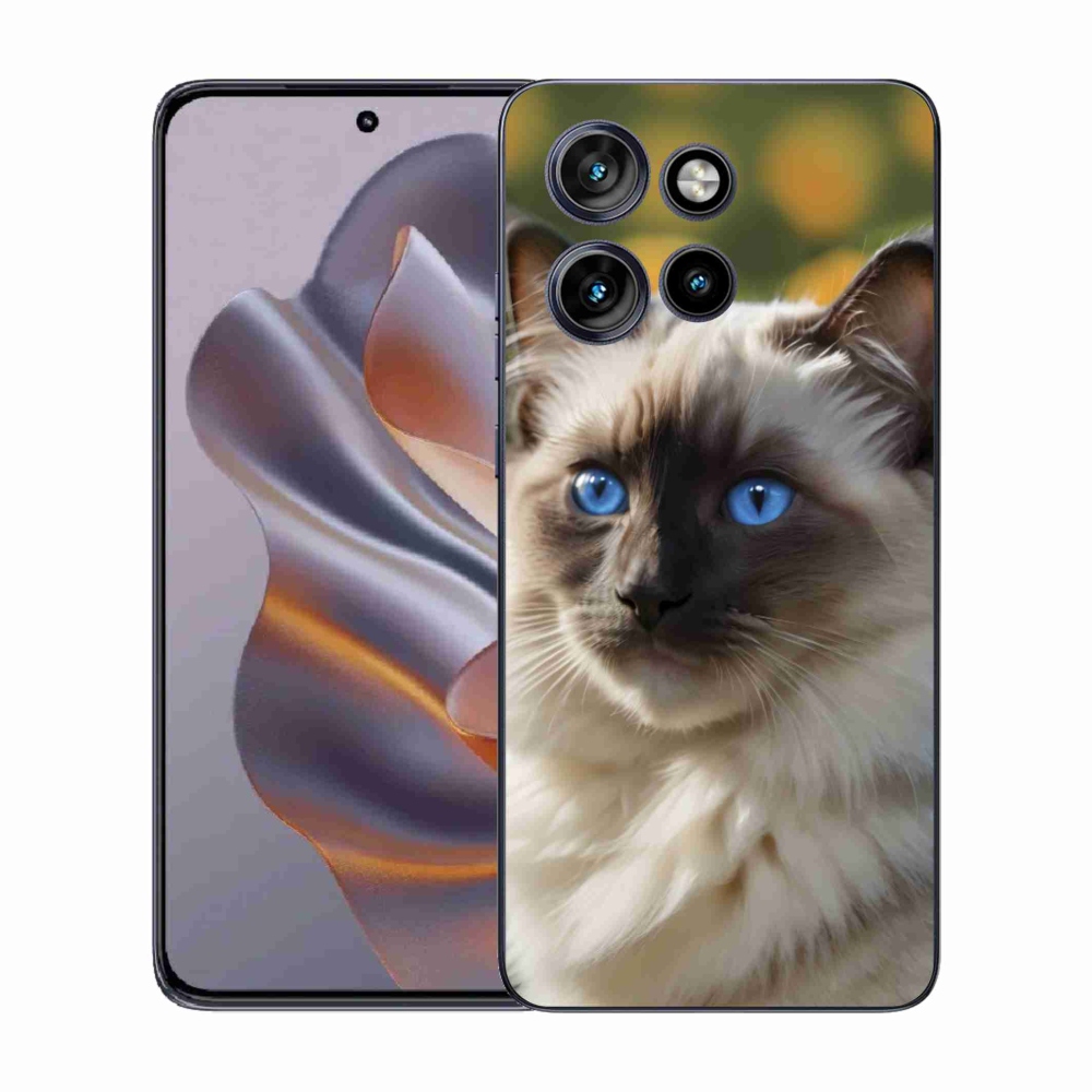 Zselés borítás mmCase a Motorola Edge 50 Neo készülékhez - fehér rongybaba