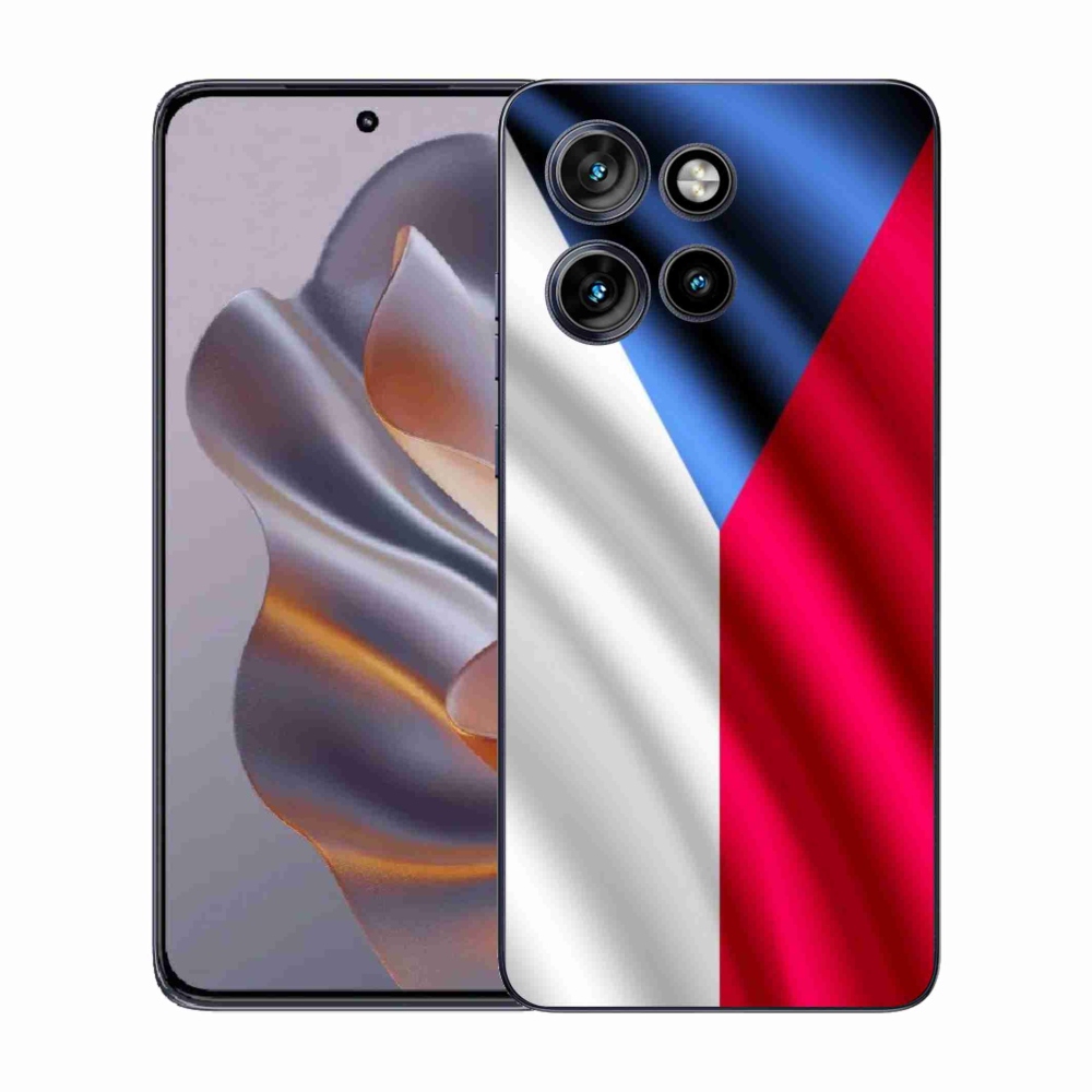 Zselés borítás mmCase a Motorola Edge 50 Neo - cseh zászlóhoz