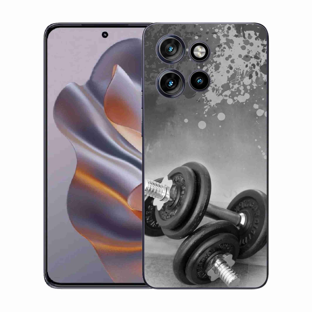 Zselés borítás mmCase a Motorola Edge 50 Neo készülékhez - súlyzók 1