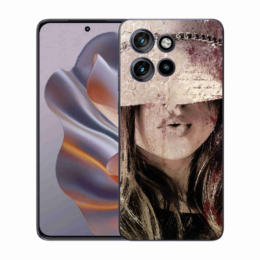 Zselés borítás mmCase a Motorola Edge 50 Neo készülékhez - lány