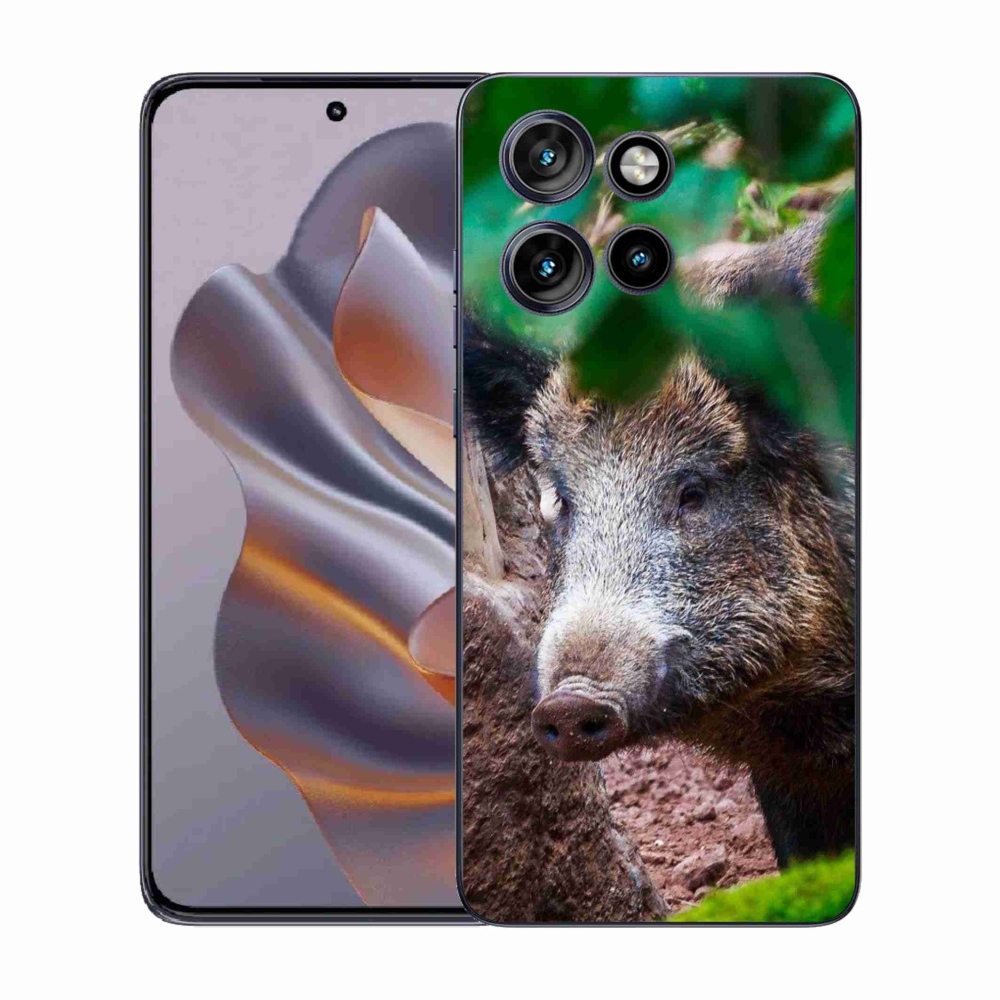 Zselés borítás mmCase a Motorola Edge 50 Neo készülékhez - vaddisznó