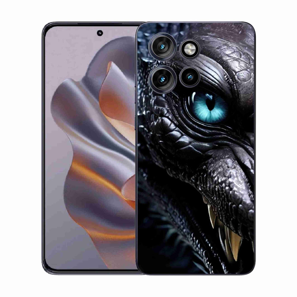 Zselés borítás mmCase a Motorola Edge 50 Neo készülékhez - sárkány nézet