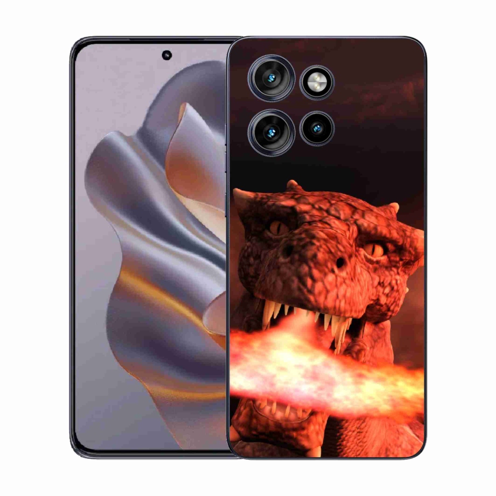Zselés borítás mmCase a Motorola Edge 50 Neo készülékhez - sárkány