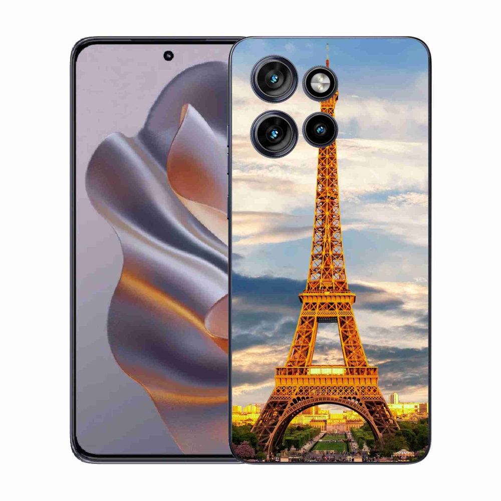 Zselés borítás mmCase a Motorola Edge 50 Neo készülékhez - eiffel torony 3