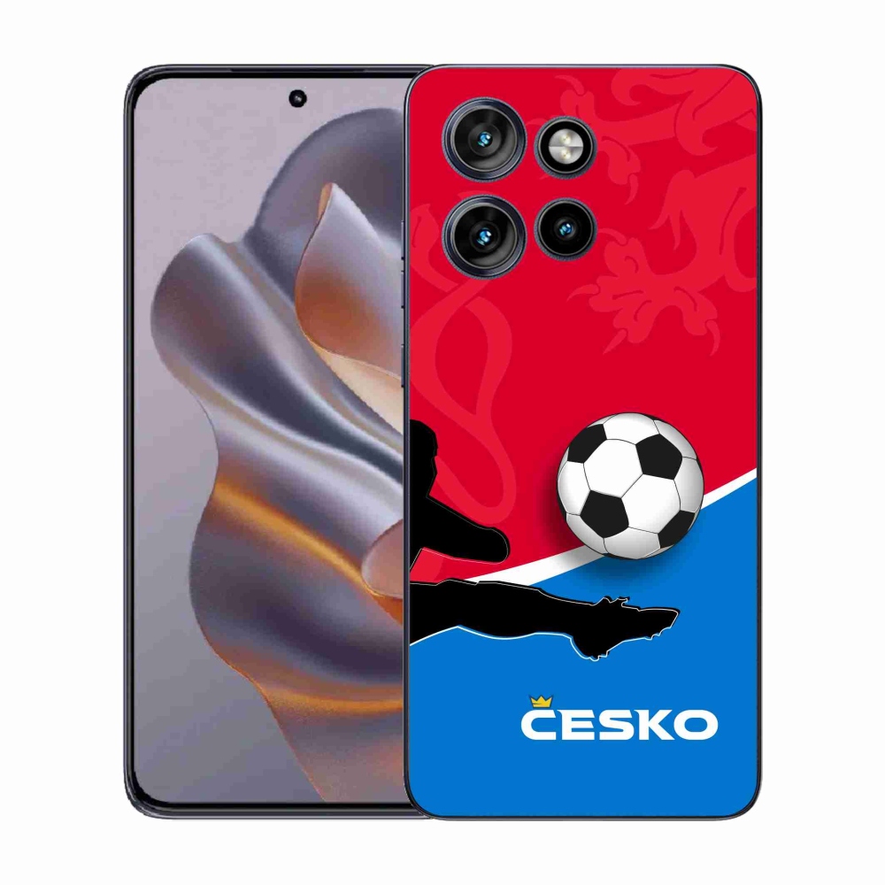 Zselés borítás mmCase a Motorola Edge 50 Neo készülékhez - Futball Csehország 2