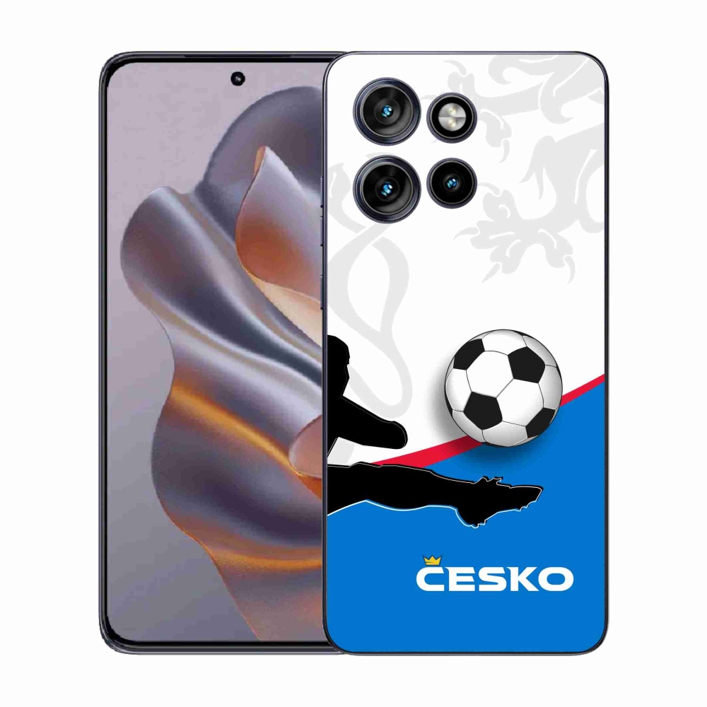 Gél védőburkolat mmCase a Motorola Edge 50 Neo - futball Csehország 3