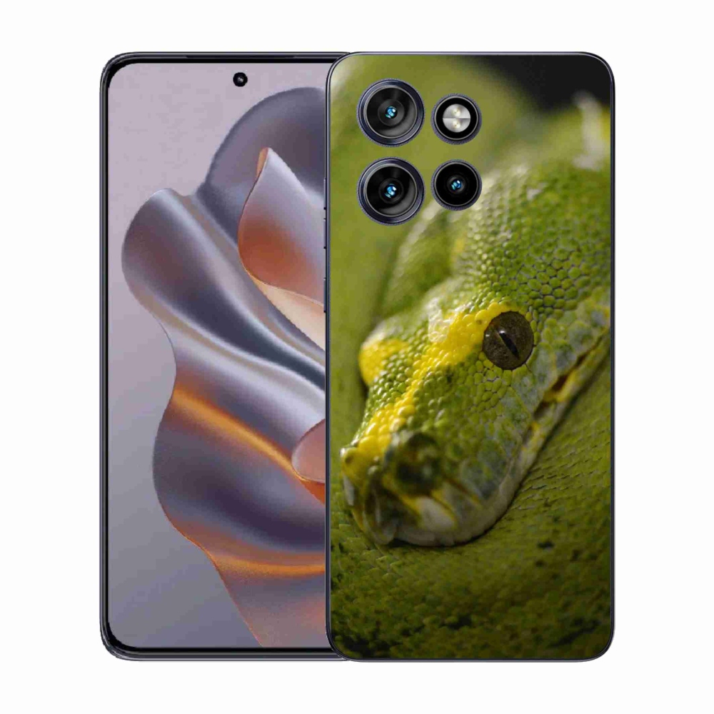 Zselés borítás mmCase a Motorola Edge 50 Neo készülékhez - kígyó 2