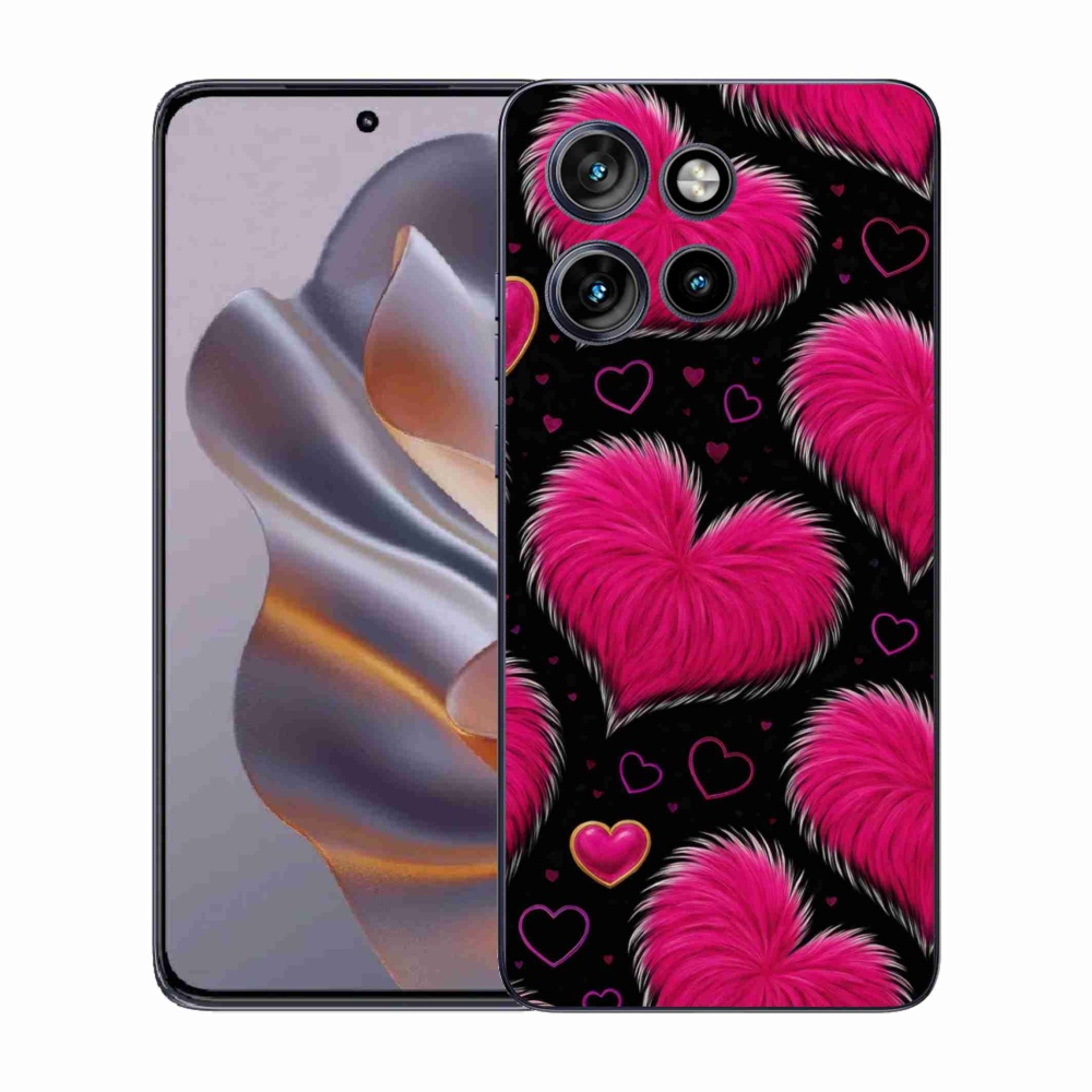 Zselés borítás mmCase a Motorola Edge 50 Neo készülékhez - puha szívecske