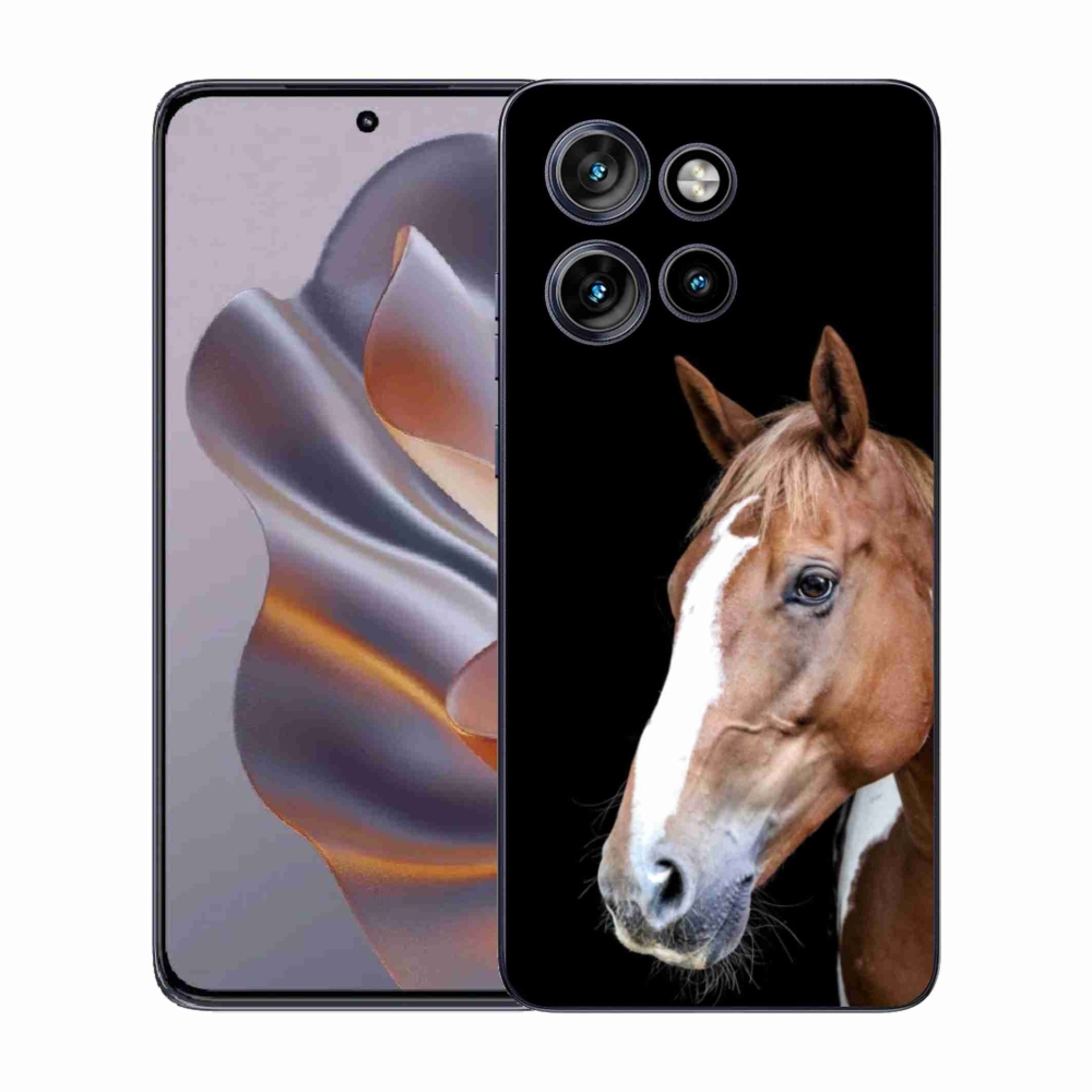 Zselés tok mmCase a Motorola Edge 50 Neo készülékhez - barna ló 3